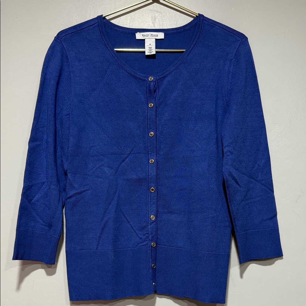 White House Black Market Cobalt Blue Sweater